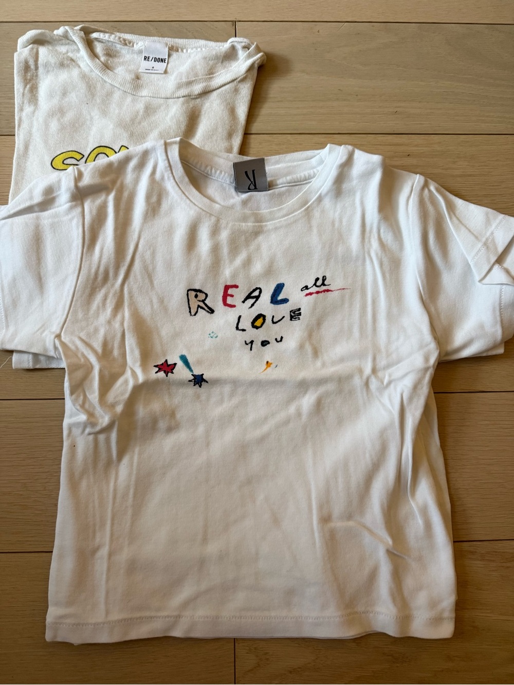 Realisation Par "Real Love" Tee with Multicolor Accents